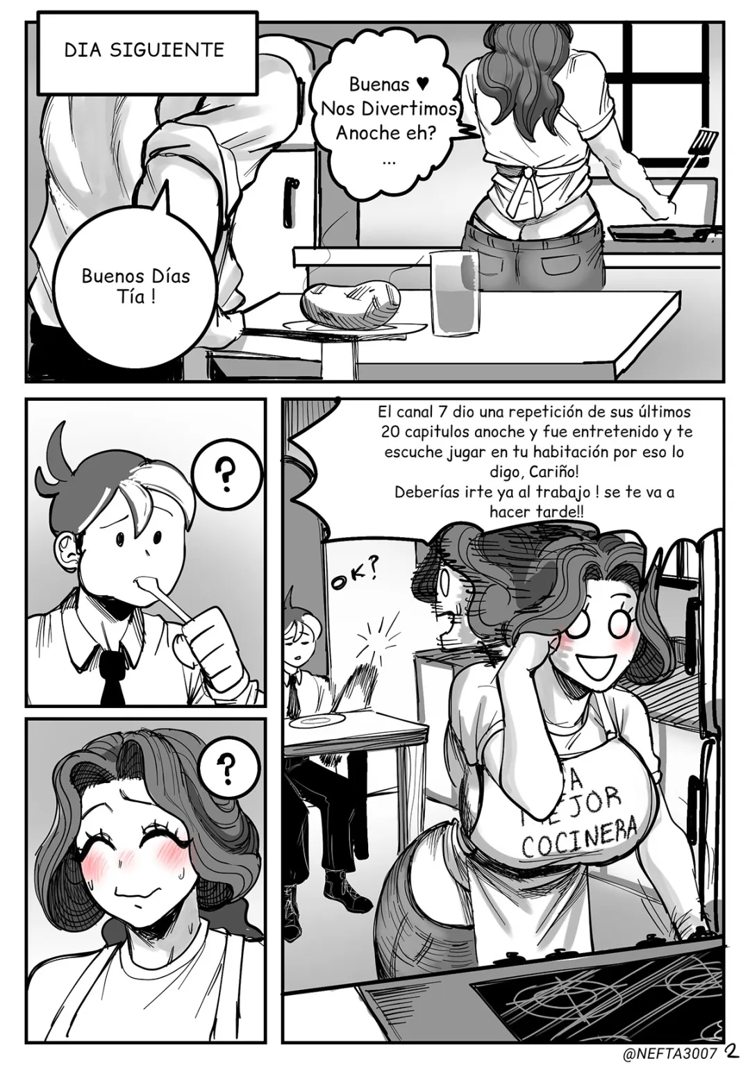 Comic Porno [Nefta3007] La MEJOR TIA (#2)