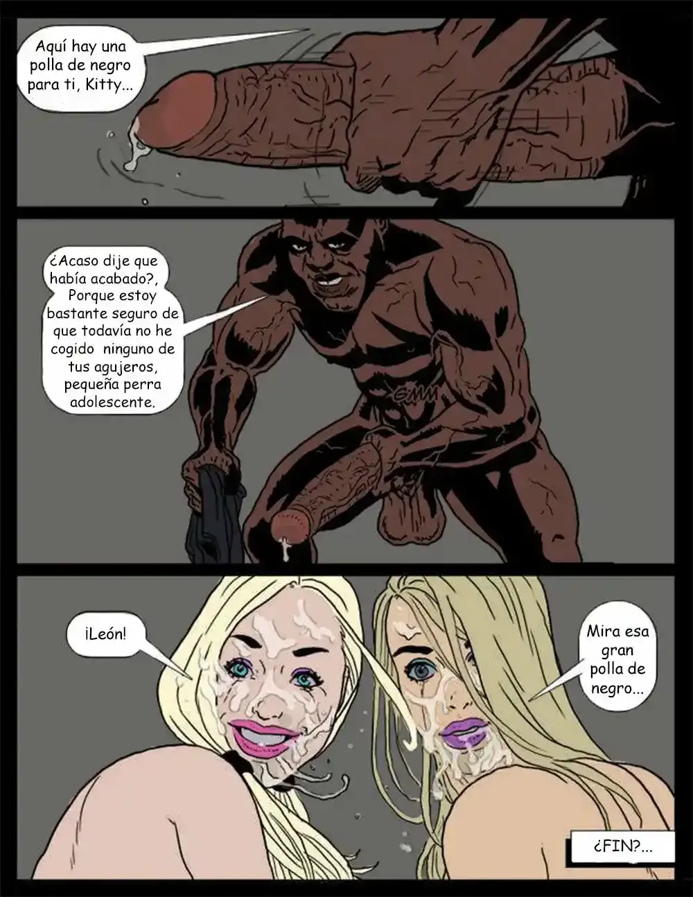 Comic Porno de 2 Hot Blondes Submit To Big Black Cock - Pegasus (#72)