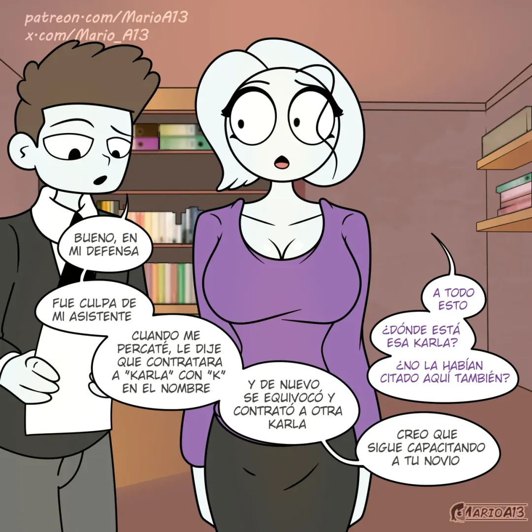 Comic Porno [MarioA13] Carla En La Oficina De Karla (#4)