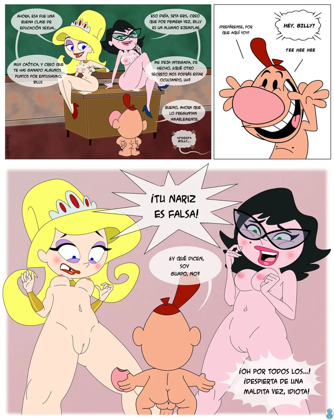 Comic Porno de [Duchess] Hot For Teacher (The Grim Adventures Of Billy & Mandy) (#8)