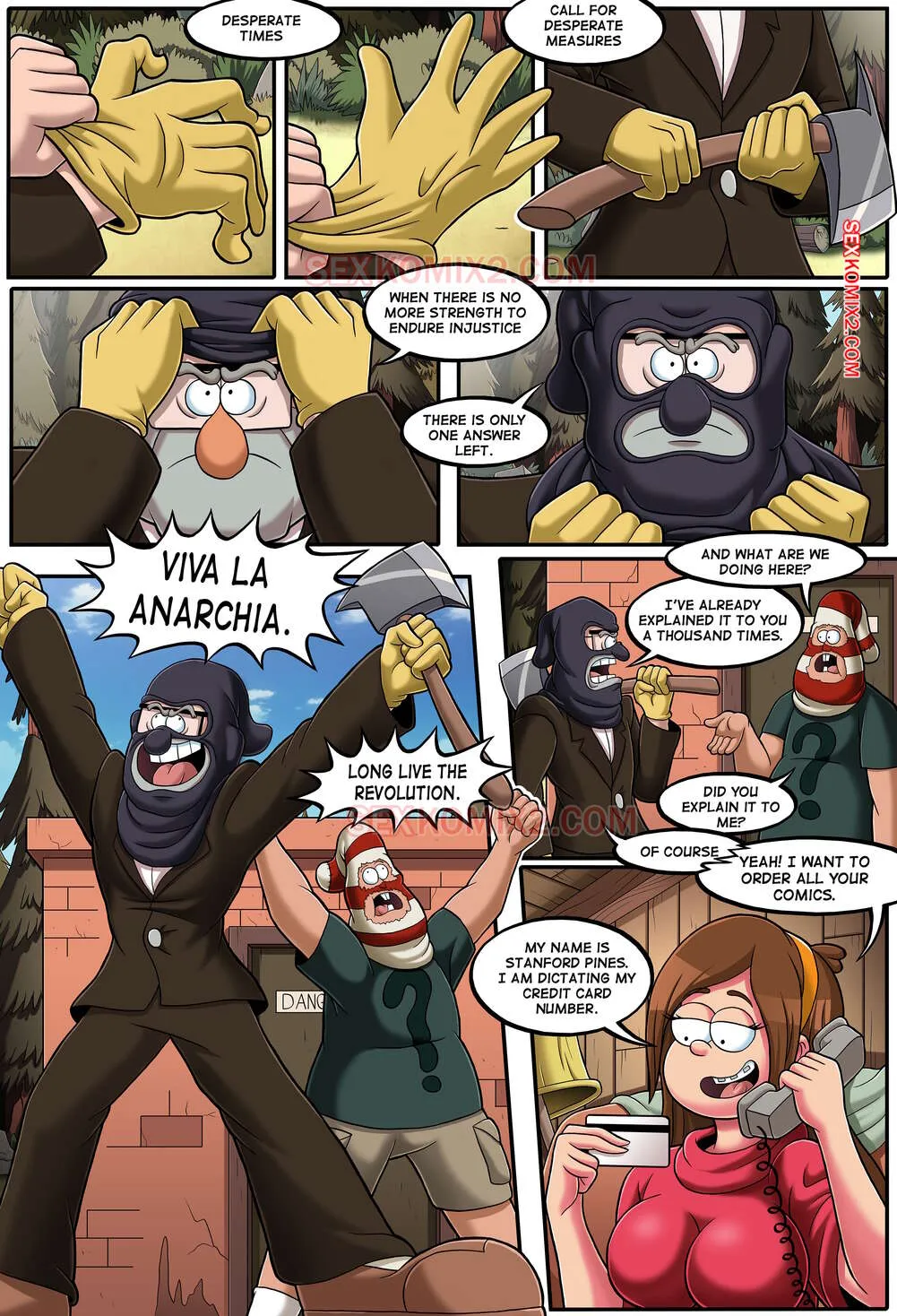 Comic Porno Gravity Falls. Mabel Reads Comics. By Sexkomix2.com. (#2)