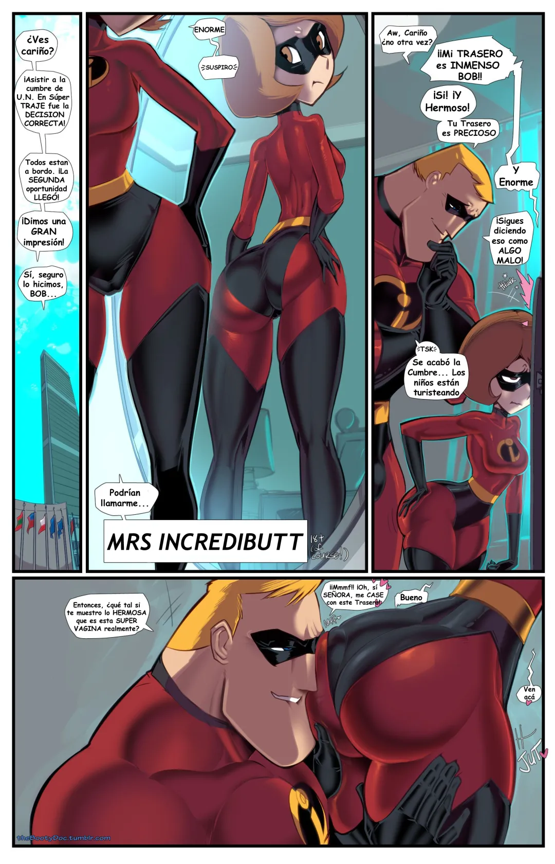 Comic Porno de [Fred Perry] Mrs Incredibutt (The Incredibles) (#1)