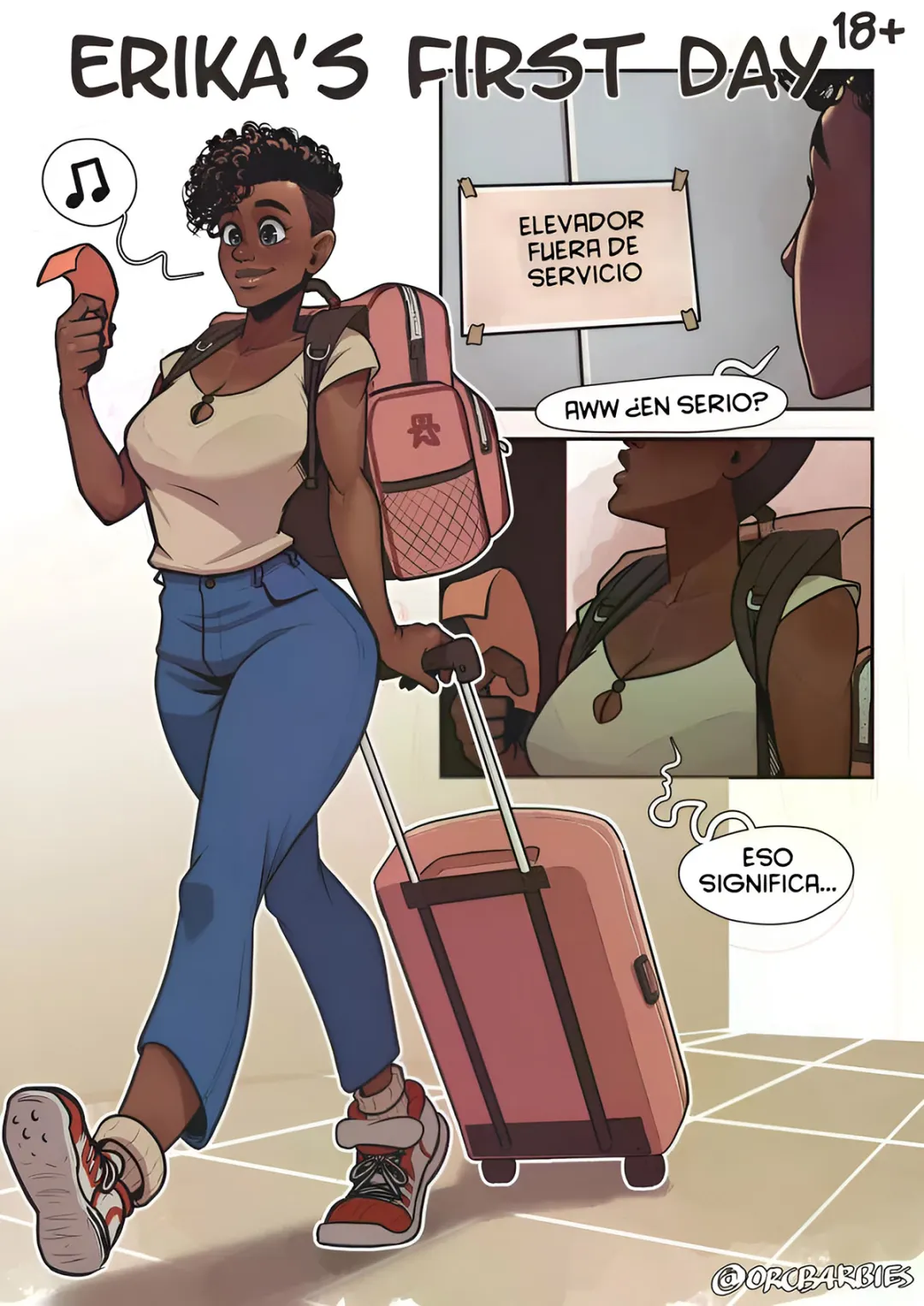 Comic Porno [Orcbarbies] Erikas FIRST DAY (Comic Porn) (#2)