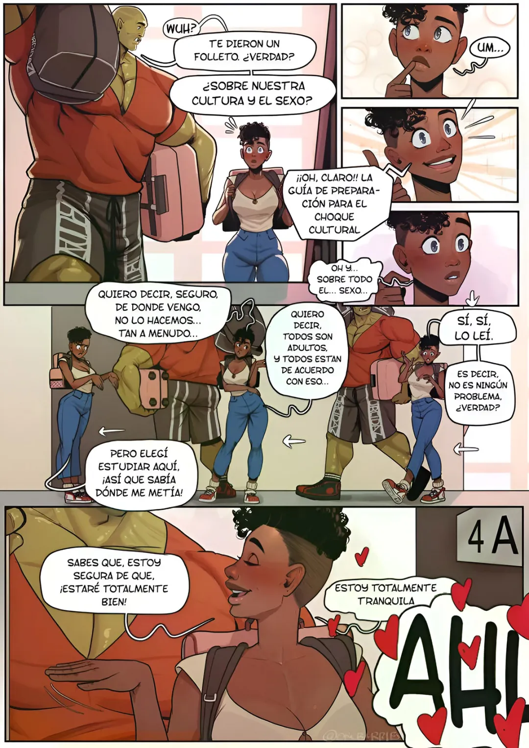 Comic Porno [Orcbarbies] Erikas FIRST DAY (Comic Porn) (#5)