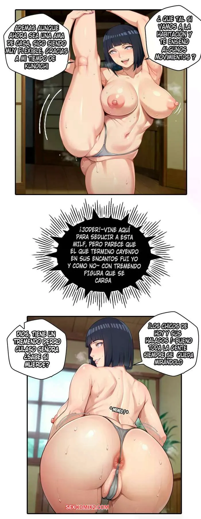 Comic Porno La CACHONDA MILF De La Aldea De La Hoja. NFTS Waifuz. (#6)