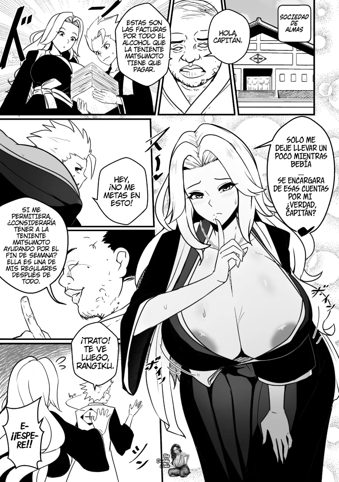 Comic Porno [Merkonig] B-Trayal 55 Rangiku (Bleach) (#2)