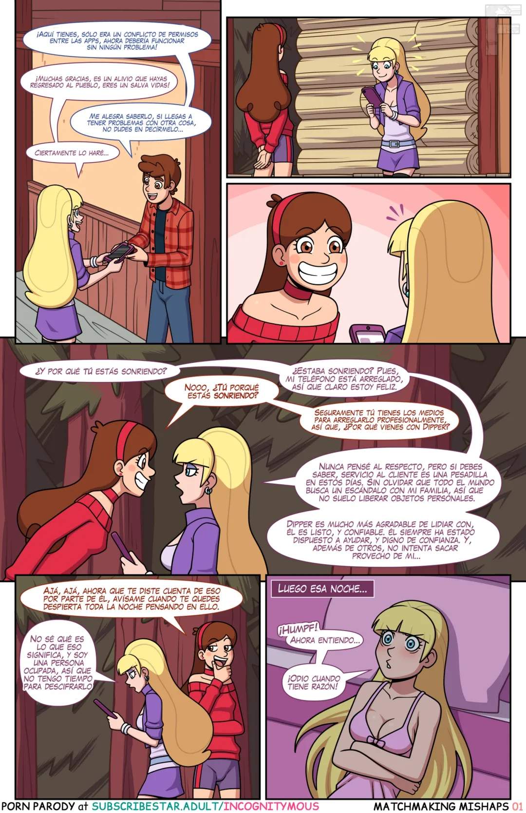 Comic Porno de [Incognitymous] Matchmaking Mishaps (Gravity Falls) (#1)