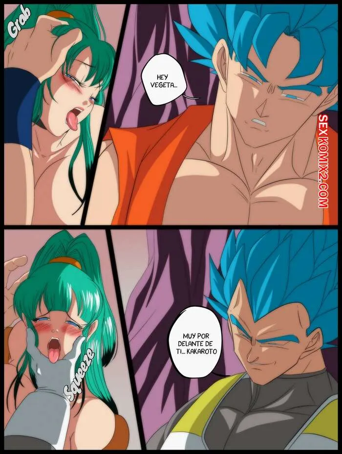 Comic Porno de MINDFUCK. Bulchi X VEGETA X GOKU. Nala1588. (#9)