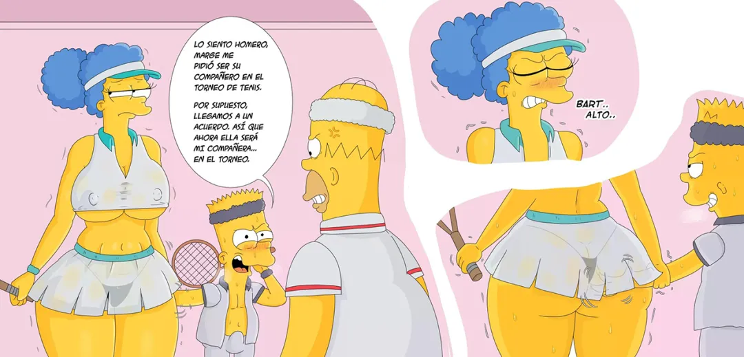 Comic Porno [Marecattus] Companero De TENIS (The Simpsons) (#2)