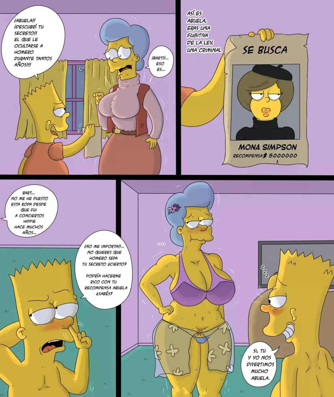 Comic Porno [Marecattus] El SECRETO De MONA (The Simpsons) (#2)