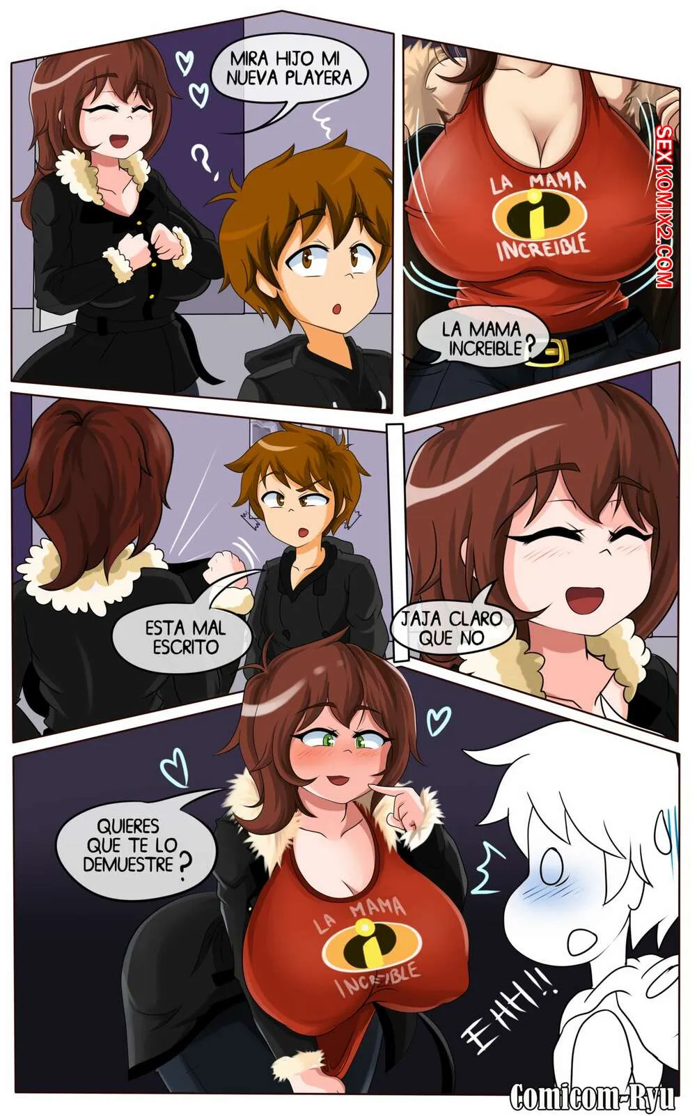 Comic Porno Una MAMA Increible. ComicomRyu. (#3)