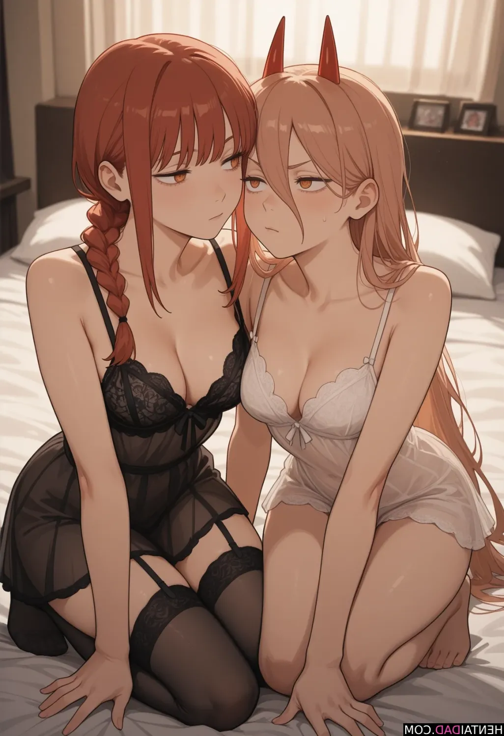 Comic Porno de Power X Makima Yuri | Chainsaw Man (#1)