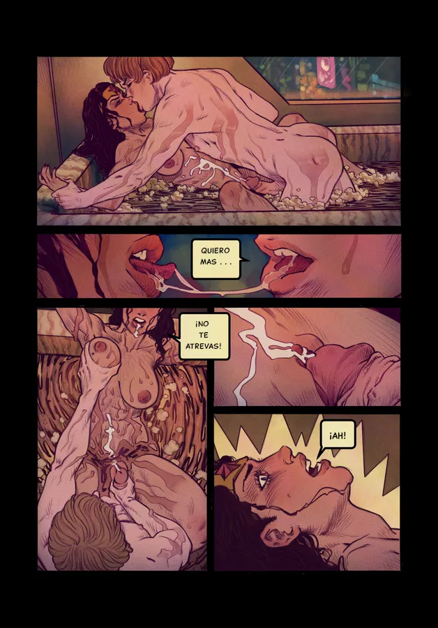 Comic Porno [BOXOFWANT] Wonder Woman’s Bathroom Break (Justice League) (#4)