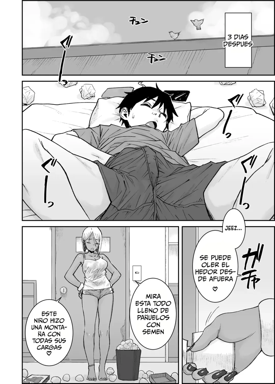 Comic Porno [Misaki (Ponsuke)] Daigakusei No Ore, Kuro Gal Bijo Kanrinin-San (35) No Hageshii Kuiuchi Kijoui De Nama Nakadashi Shaimashita. (#5)