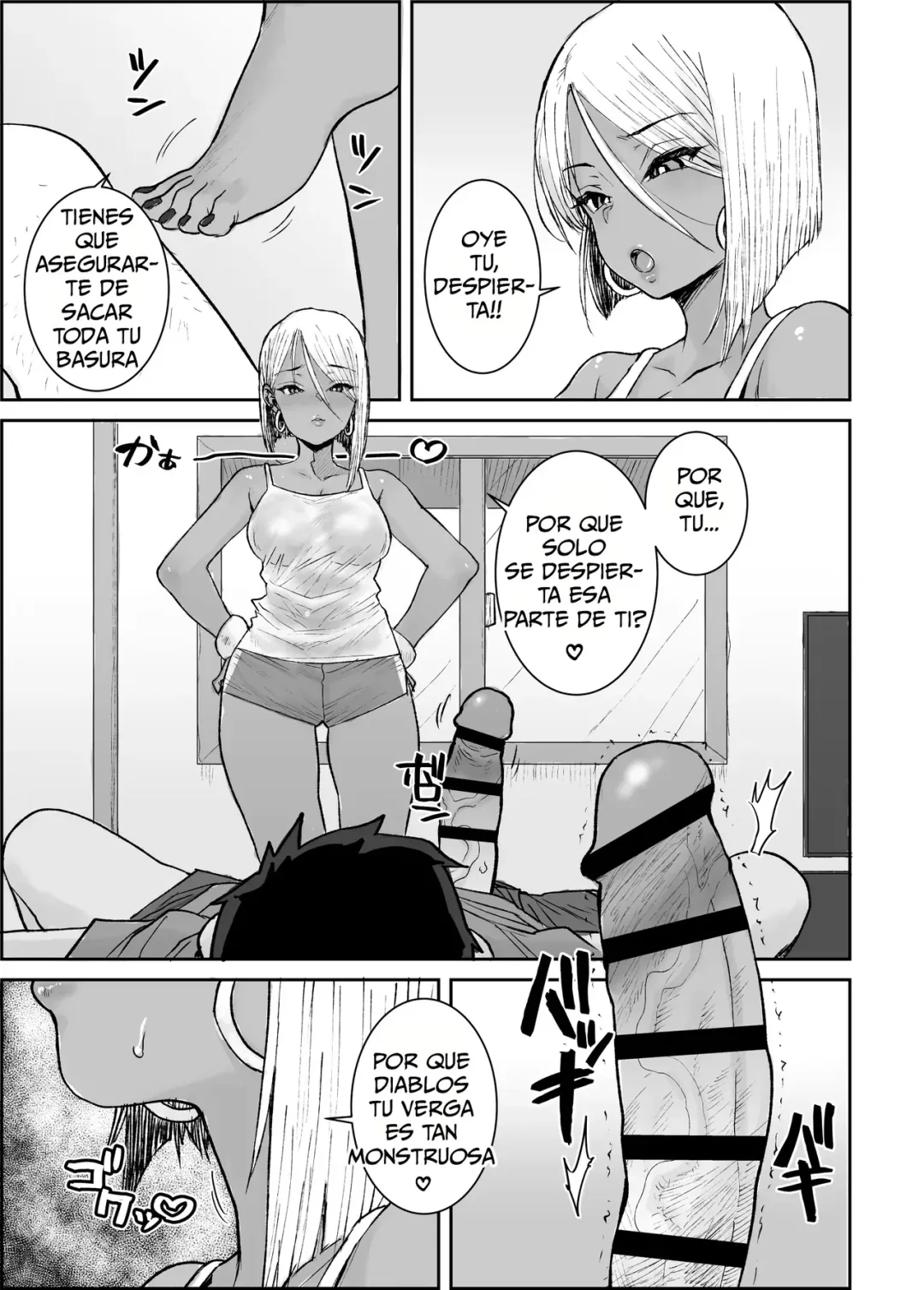 Comic Porno [Misaki (Ponsuke)] Daigakusei No Ore, Kuro Gal Bijo Kanrinin-San (35) No Hageshii Kuiuchi Kijoui De Nama Nakadashi Shaimashita. (#6)