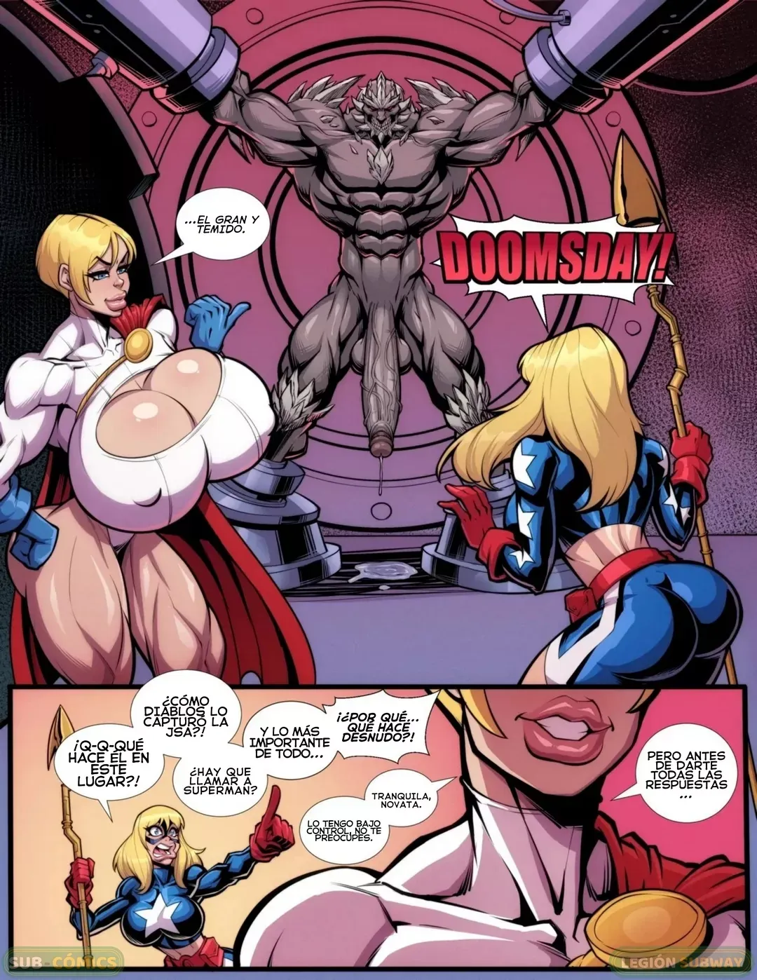 Comic Porno Power Girl: Thank God It Is Doomsday - Fontez (#3)