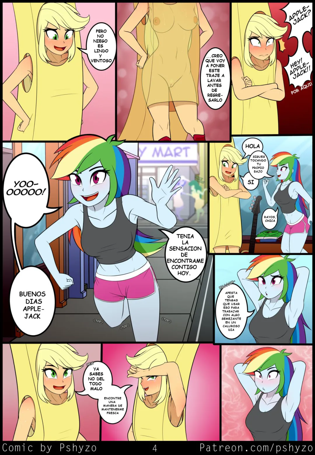 Comic Porno [Pshyzo] Heat Transfer (MLP Equestria Girls) (#5)