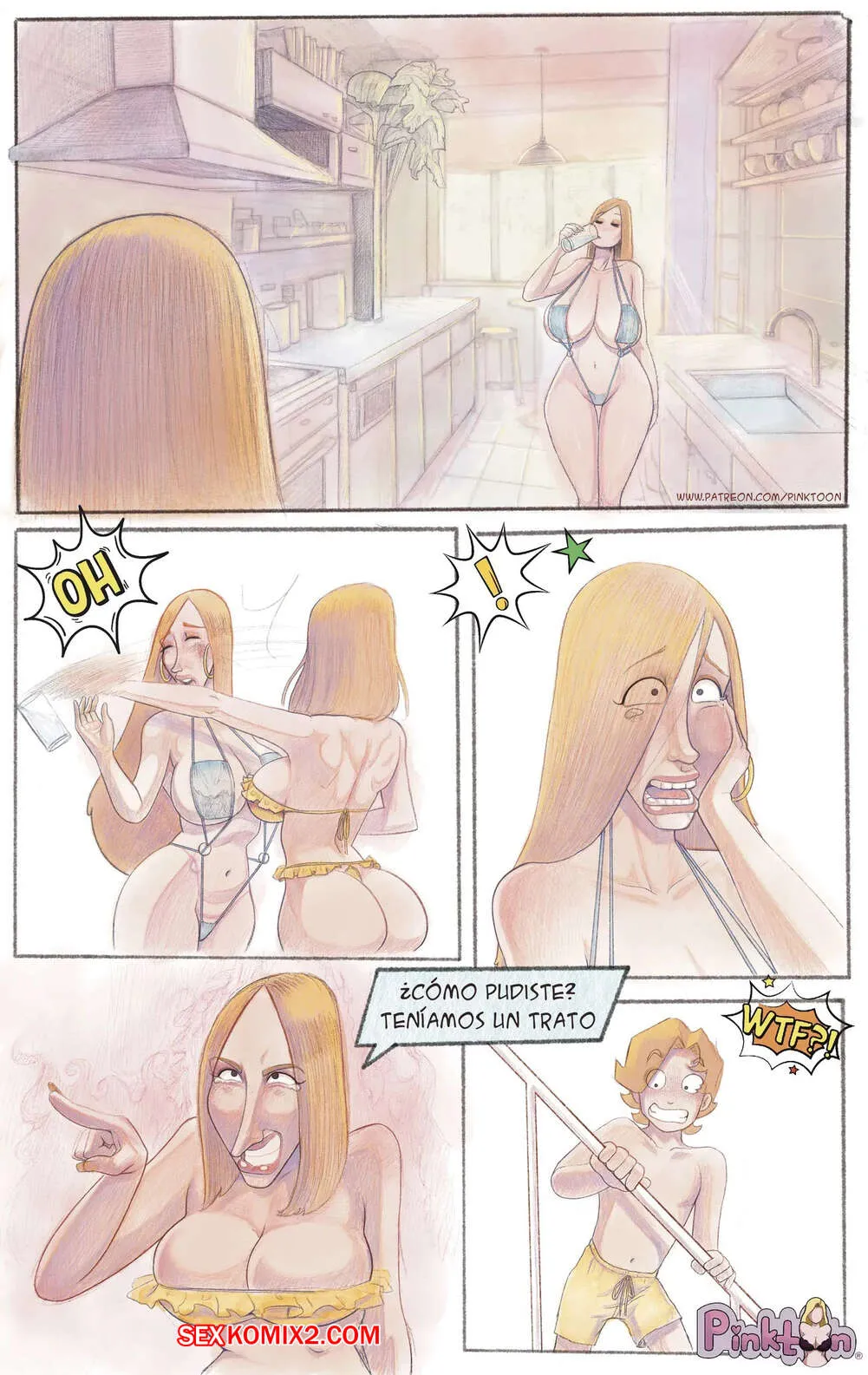 Comic Porno Secretos De FAMILIA. Parte 5.  Pinktoon. (#2)