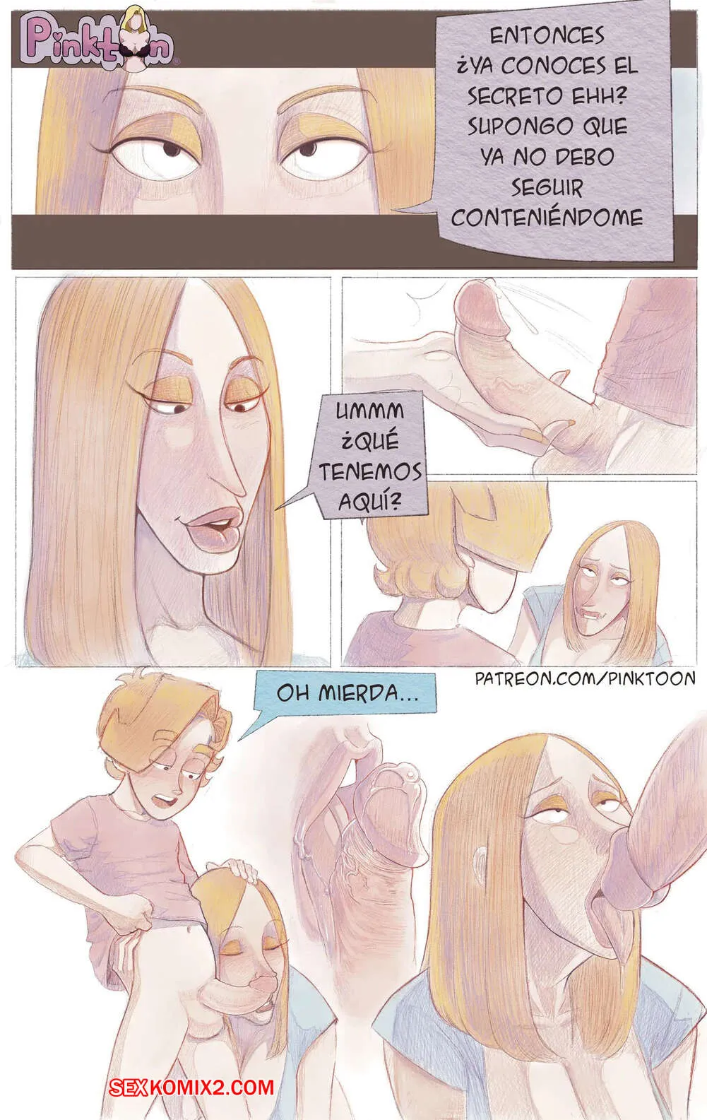 Comic Porno Secretos De FAMILIA. Parte 5.  Pinktoon. (#5)