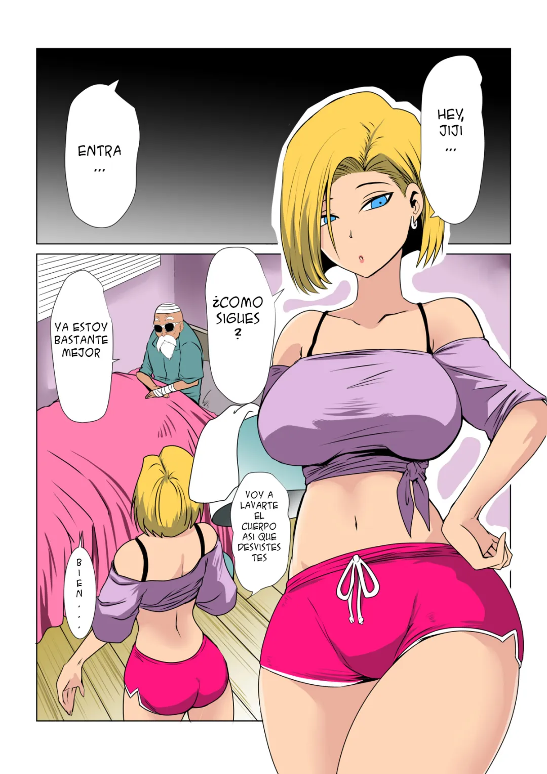 Comic Porno de [Ura No Kami] Las Atenciones De La ESPOSA Al VIEJO (Dragon Ball Z) (#1)