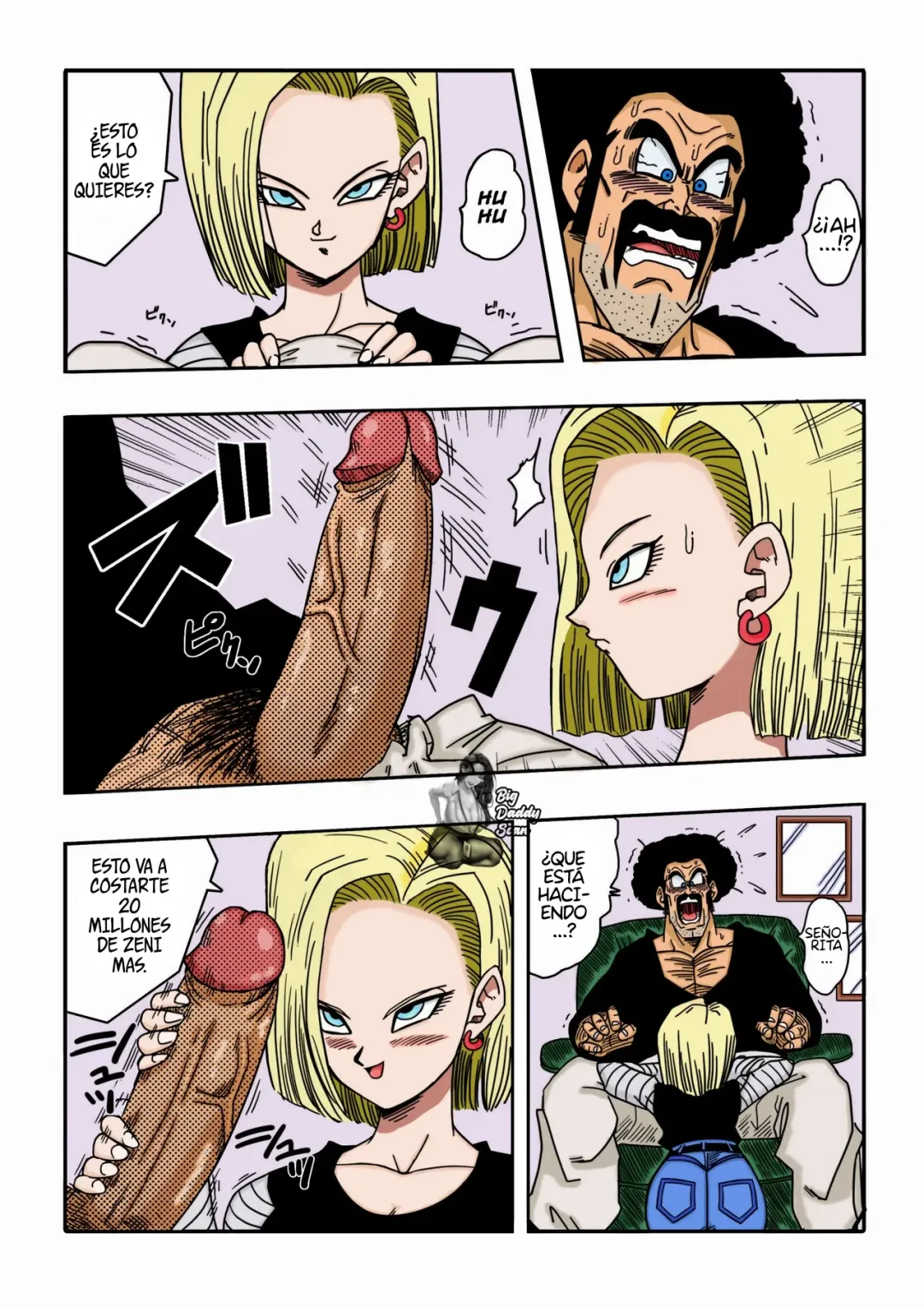 [Yamamoto] Mr. Satan Vs Android 18 (Dragon Ball Z)
