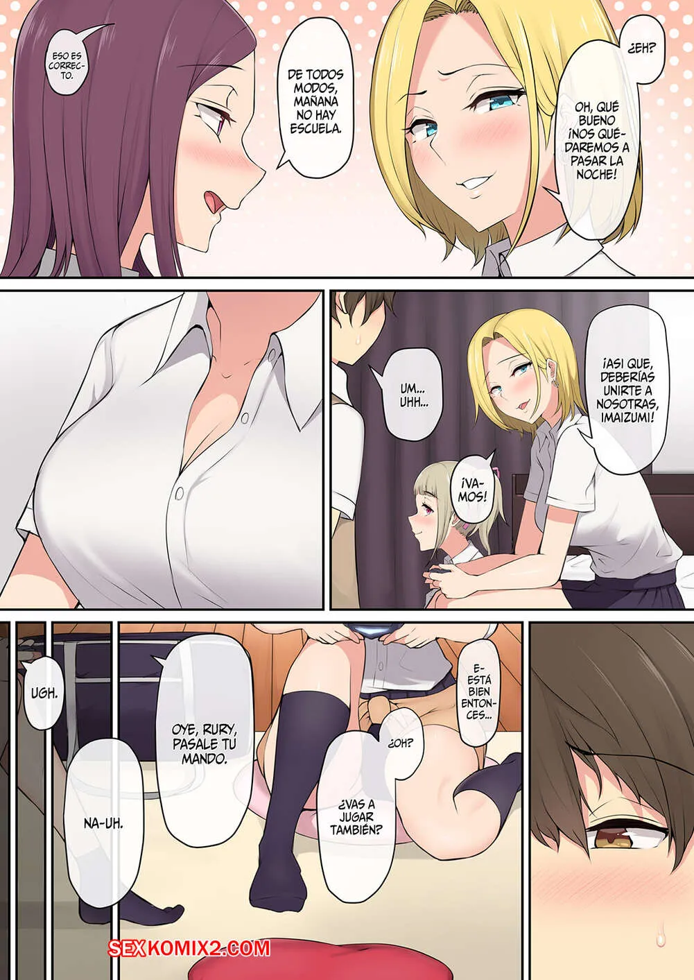 Comic Porno IMAIZUMI Lleva A Todas Las GYARUS A Su CASA. Parte 1 (#4)