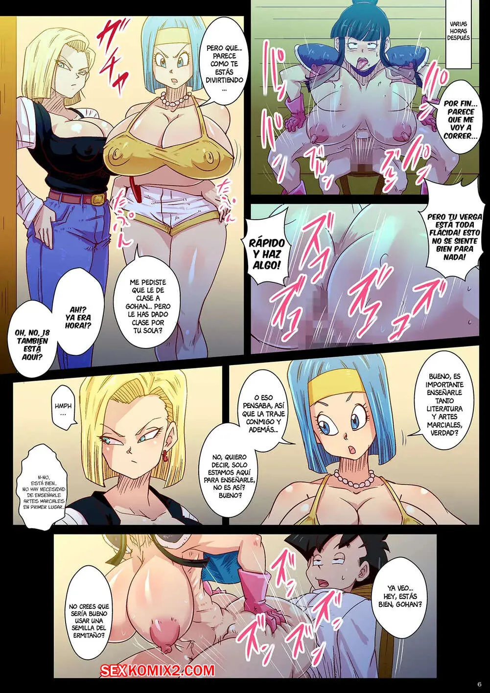 Comic Porno GOHANS Special TRAINING To Control His SEXUAL Desire. Rikka Kai. (#6)