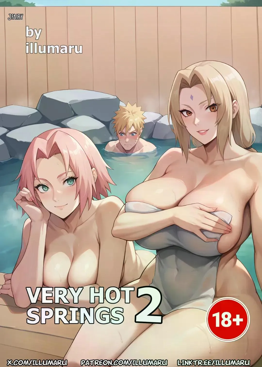 Comic Porno de [Illumaru] VERY HOT Springs Parte 2 (Naruto Shippuden) (#1)