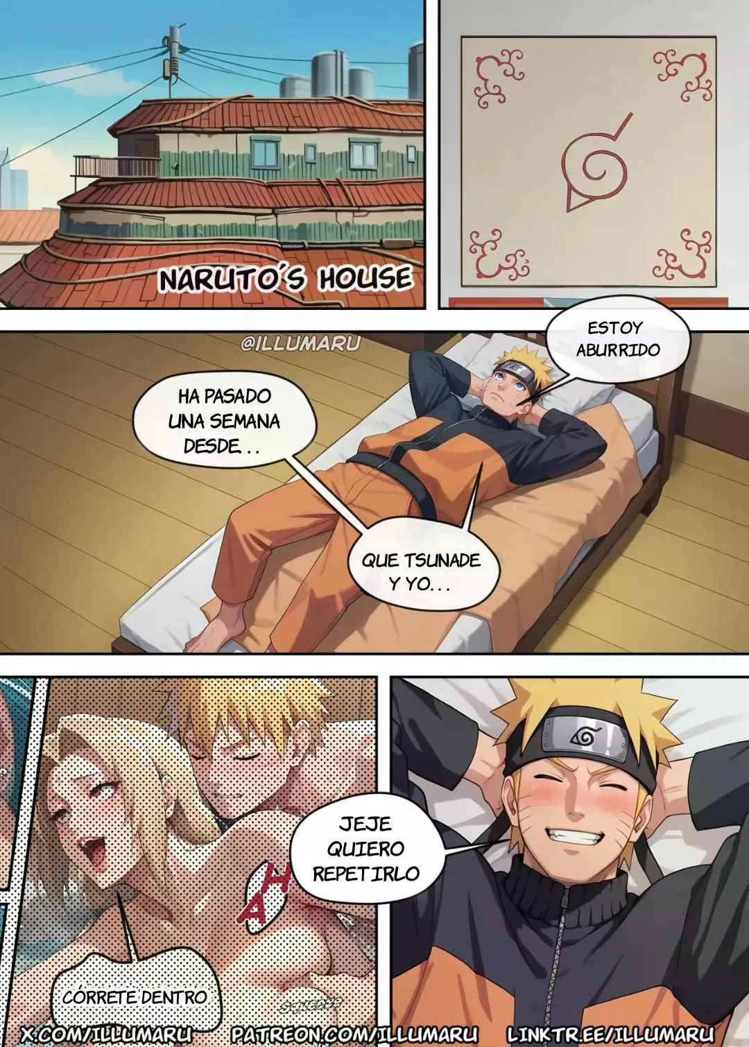 Comic Porno [Illumaru] VERY HOT Springs Parte 2 (Naruto Shippuden) (#2)