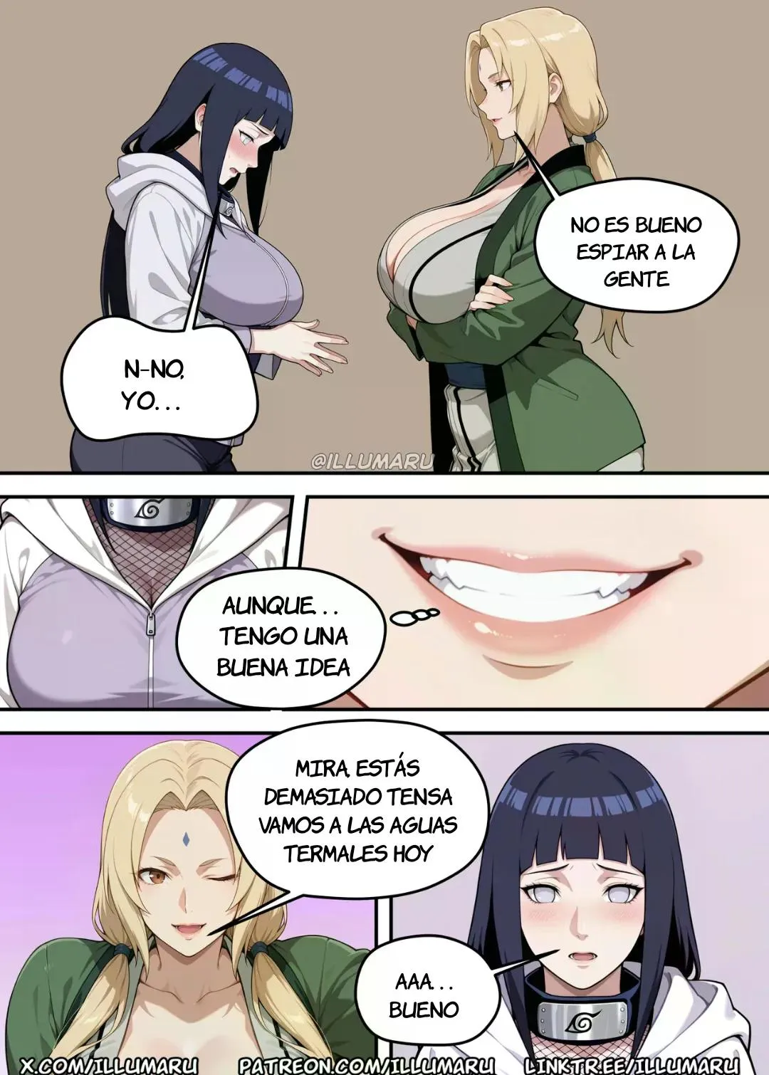 Comic Porno [Illumaru] VERY HOT Springs Parte 3 (Naruto Shippuden) (#6)