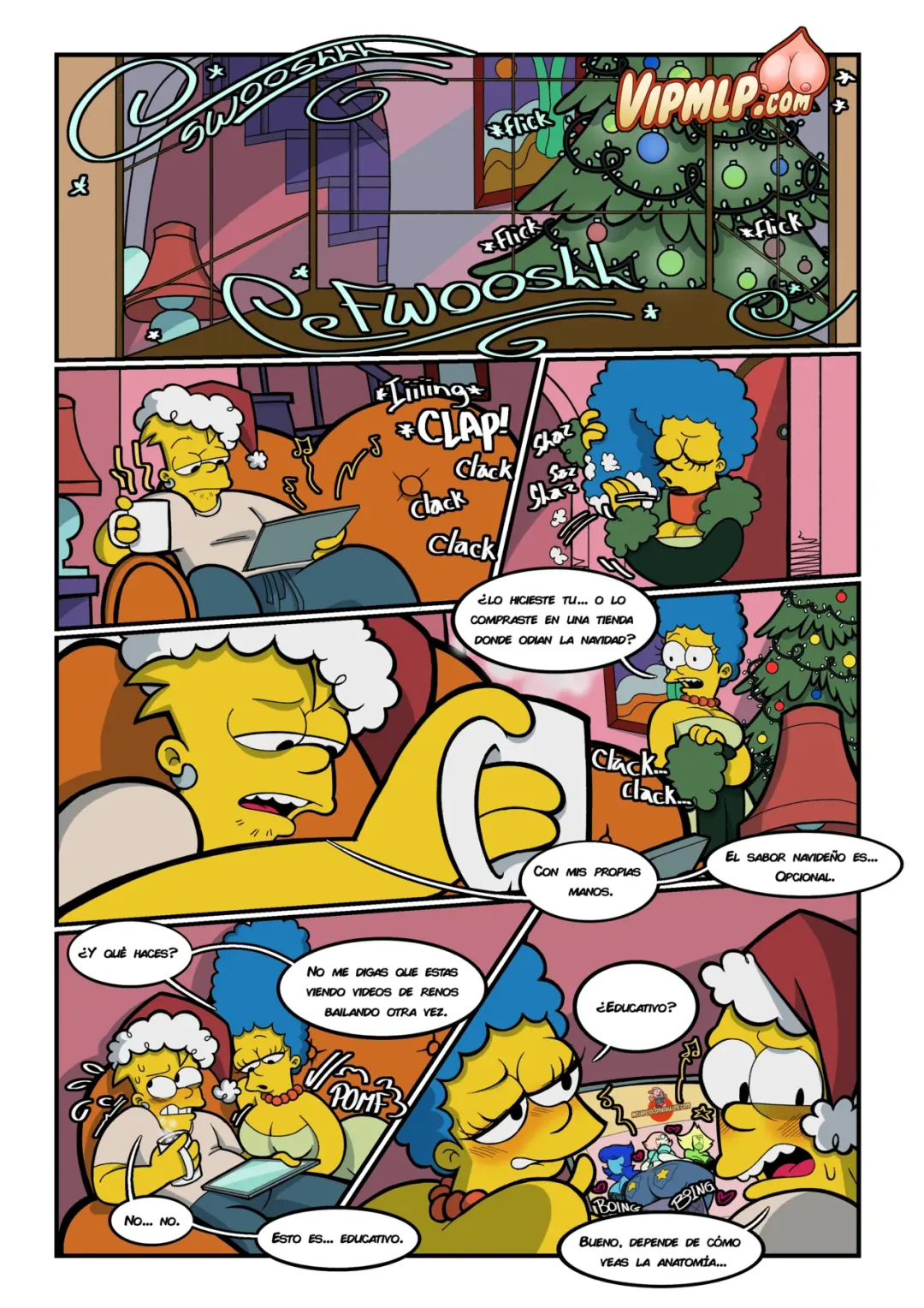 Comic Porno [1⁄8] Merry ChristSomps (The Simpsons) (#2)