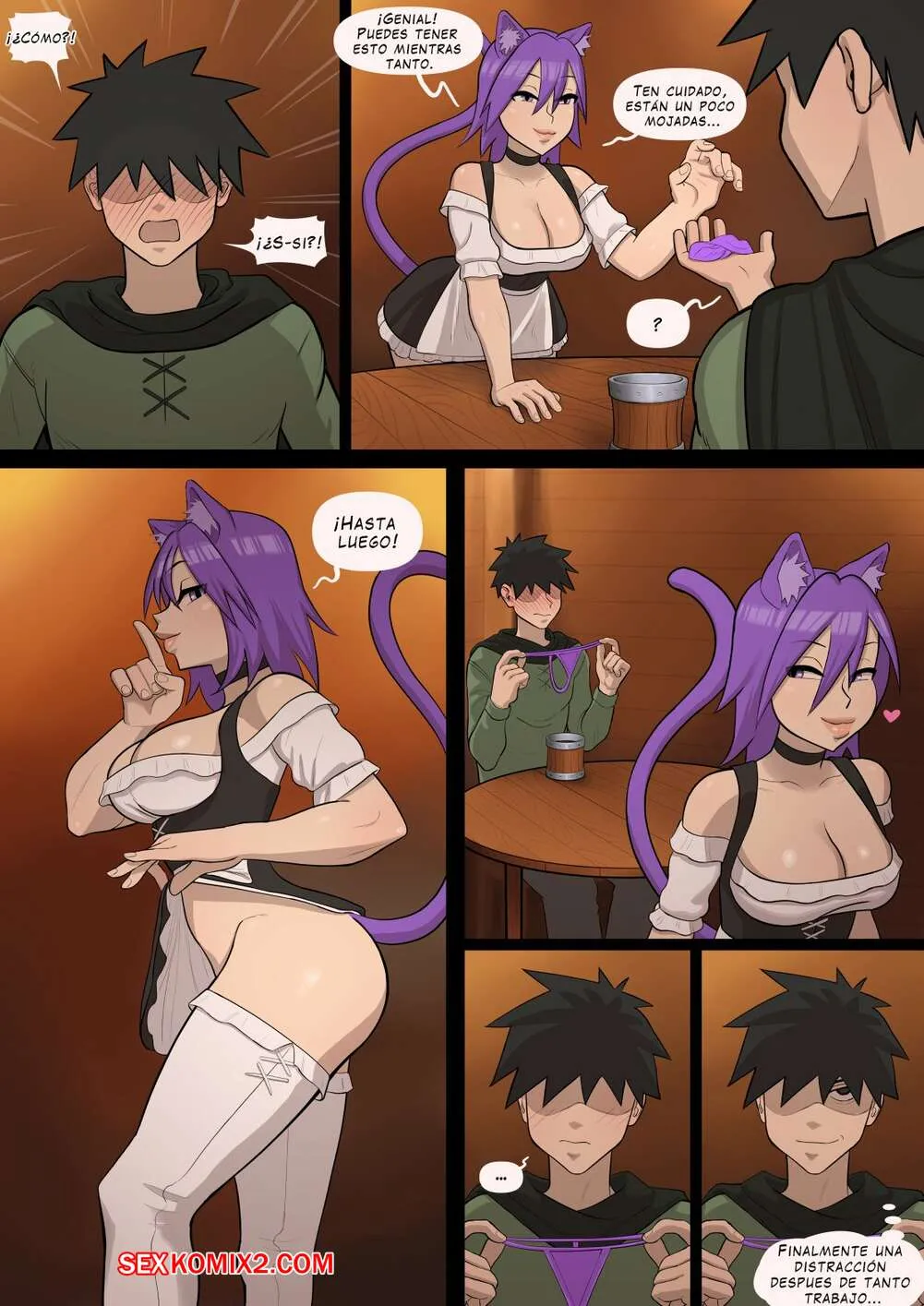 Comic Porno Barmaid EXTRA SERVICE (#4)