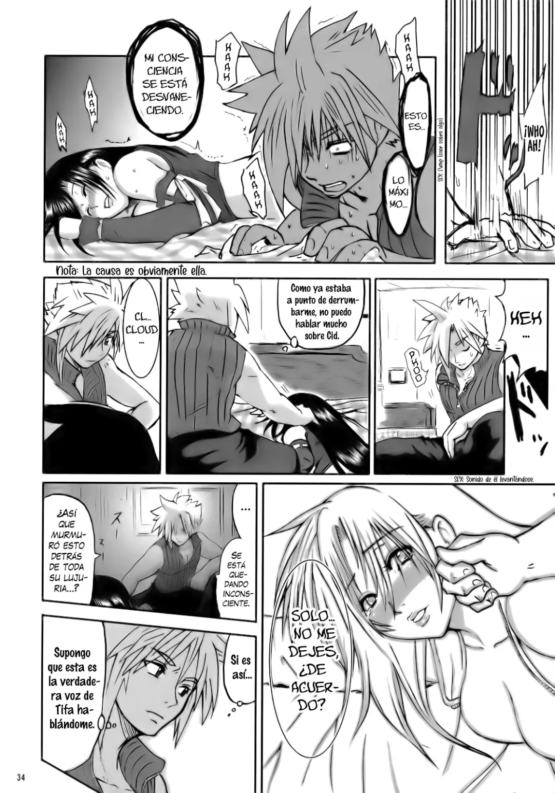 Comic Porno de [LoveRevo (Waguchi Shouka)] Amor Amor Lockhart LA (Final Fantasy VII AC) (#34)