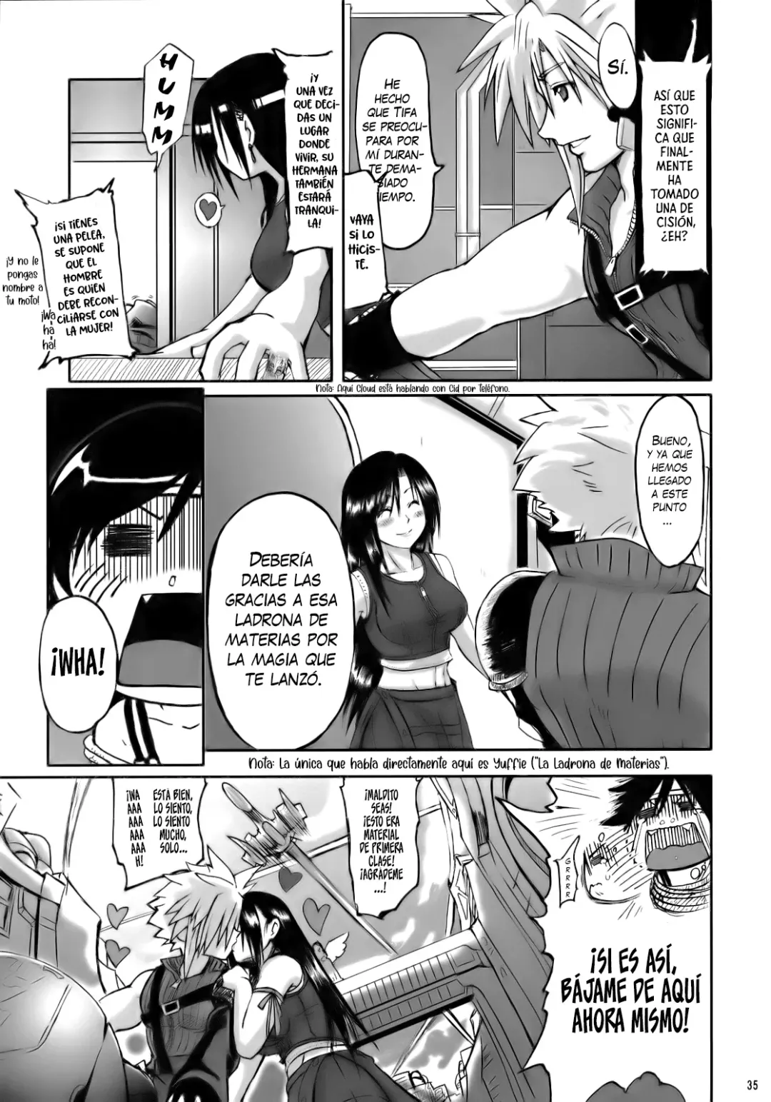 Comic Porno de [LoveRevo (Waguchi Shouka)] Amor Amor Lockhart LA (Final Fantasy VII AC) (#35)