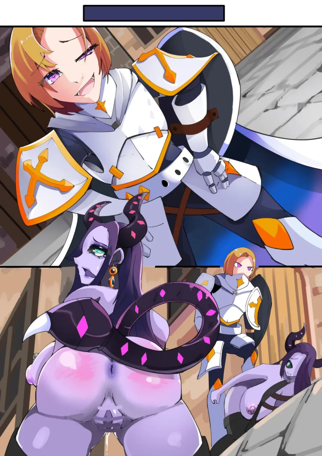 Comic Porno [hentaiworks (Aruma)] TSF Succubus Transformation Erotic Trap Dungeon & Erotic Equipment 1 (#3)