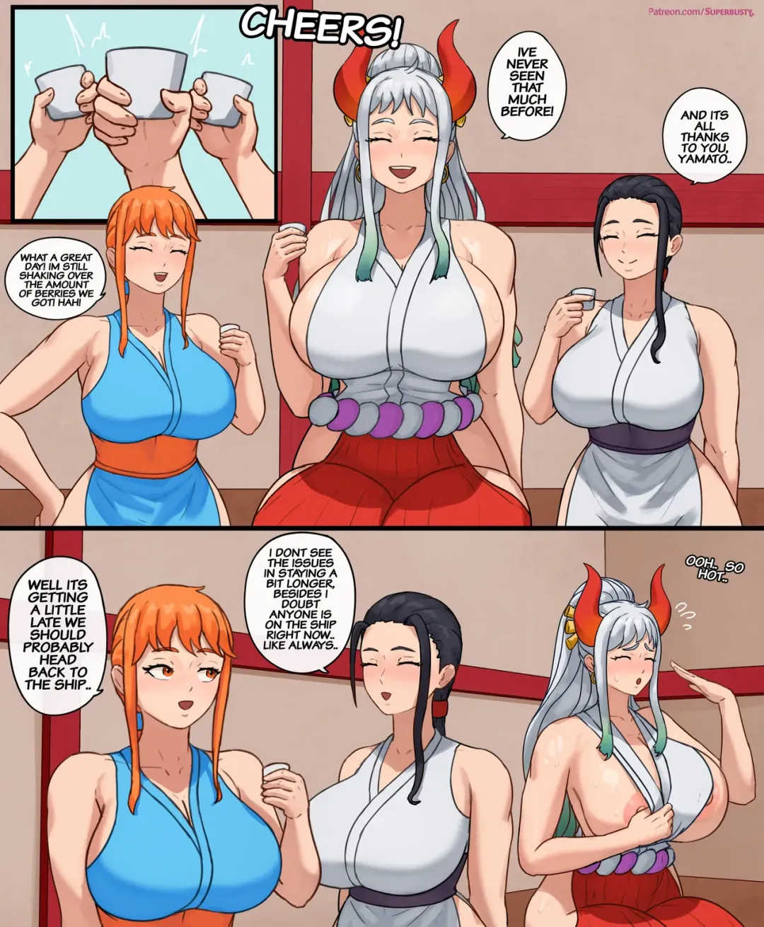 Comic Porno de Yamato’s All-Nighter At Onigashima - Superbusty (#1)