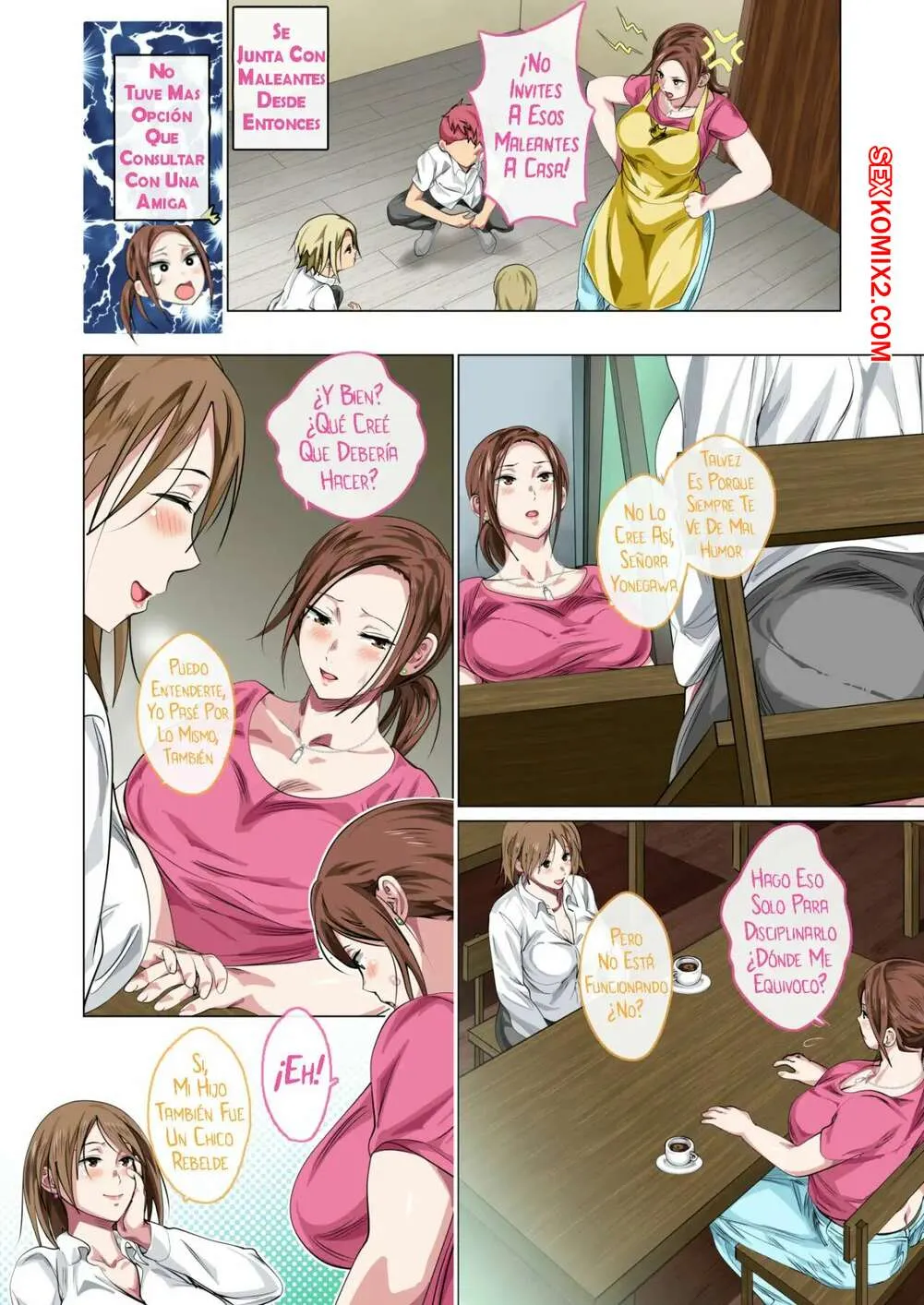 Comic Porno OKORINBO MAMA No Amayakashi SEX. Circle Spice. (#6)