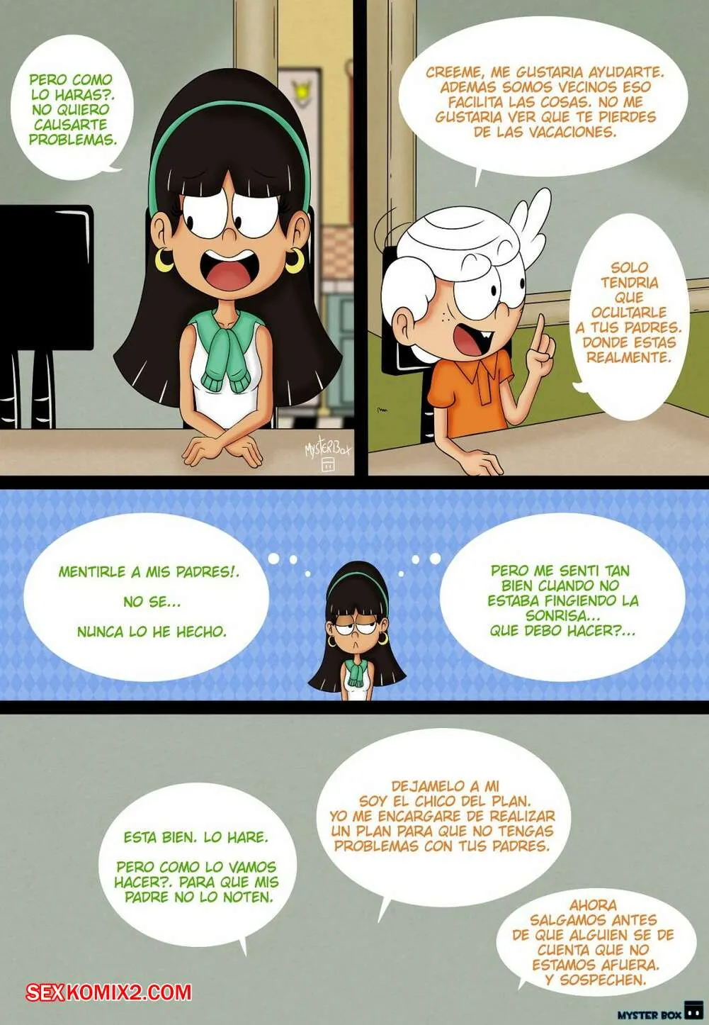 Comic Porno Mi Vecino LINCOLN LOUD. Myster Box. (#6)
