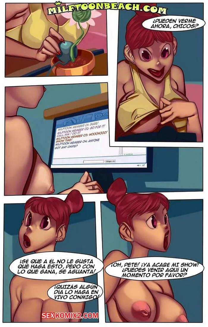 Comic Porno Beach MOTHER SHOW. Milftoonbeach. (#2)