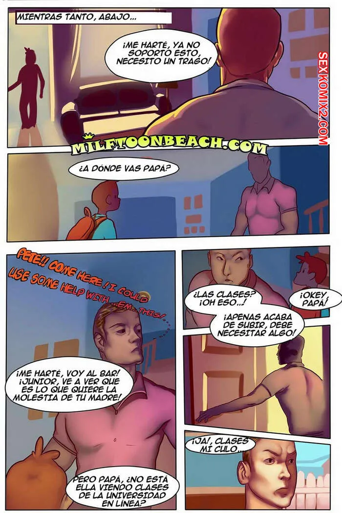 Comic Porno Beach MOTHER SHOW. Milftoonbeach. (#3)