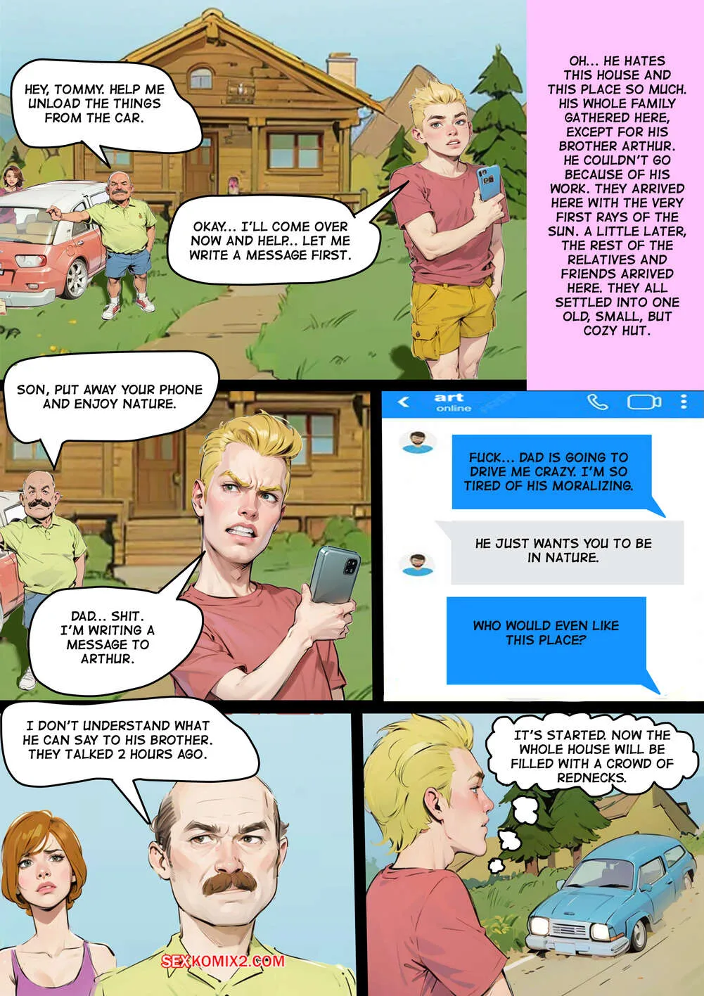 Comic Porno Sexual Call. Mr Cookie For Sexkomix2.com. (#3)