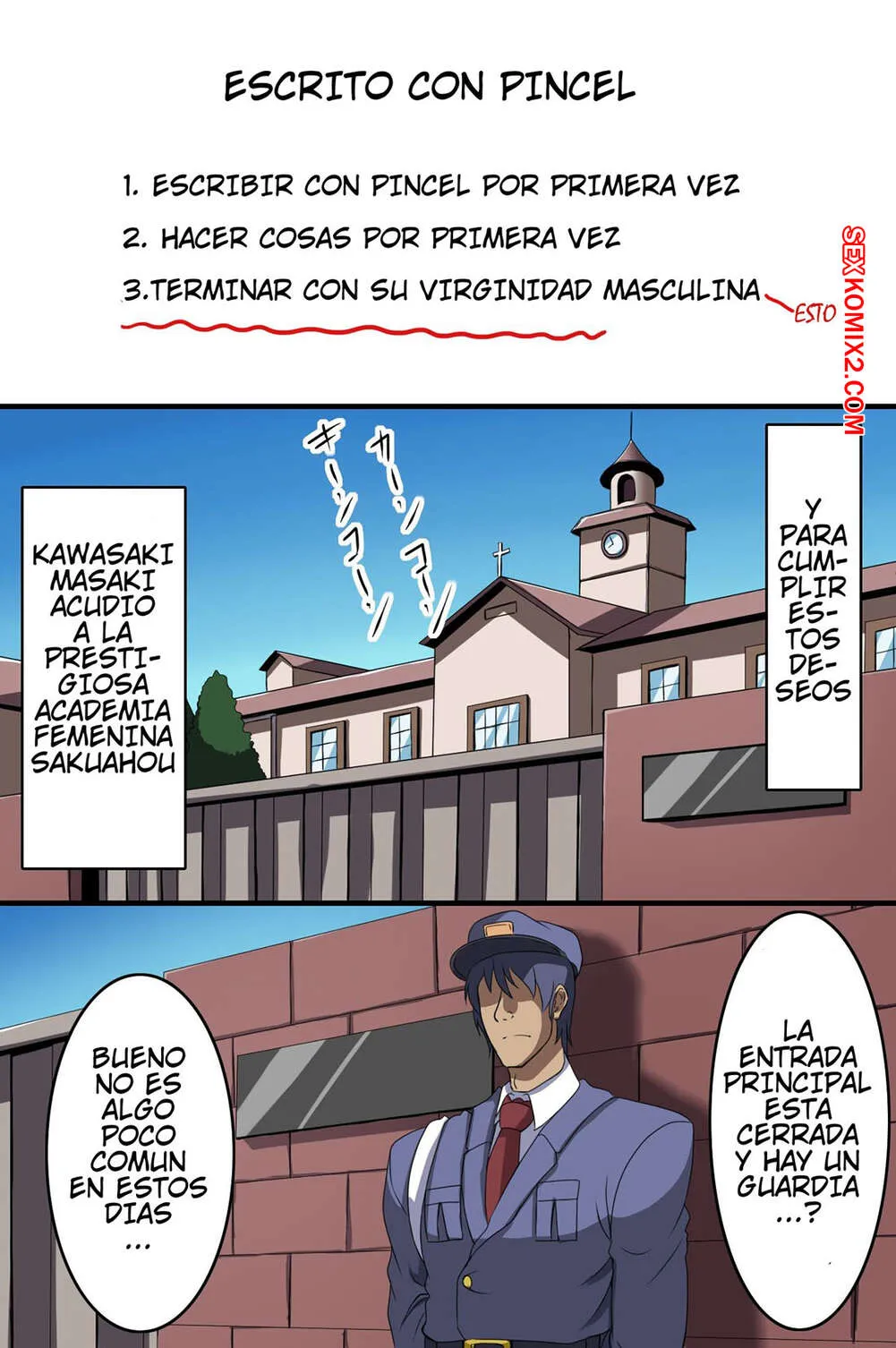 Comic Porno Una ESCUELA Donde El Tiempo Se DETUVO. Kyouyama Hiroki. (#5)