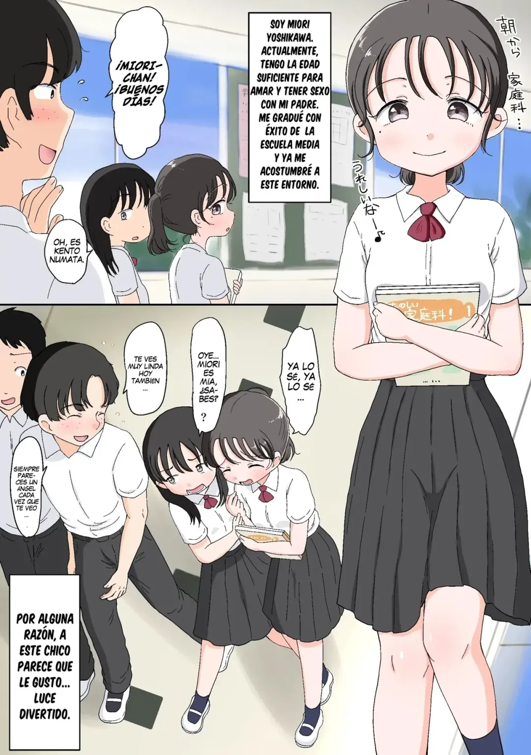 Comic Porno [Waseichigo (Kutani)] Oyako Honmono Seikyouiku 4 Hajimete No Hotel, Anal, Kareshi, Ninshin (#2)