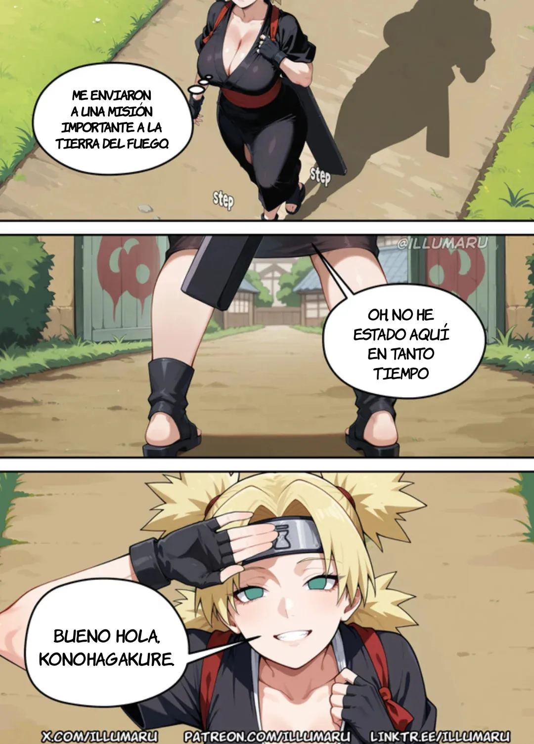 Comic Porno [Illumaru] VERY HOT Springs Parte 5 (Naruto Shippuden) (#2)
