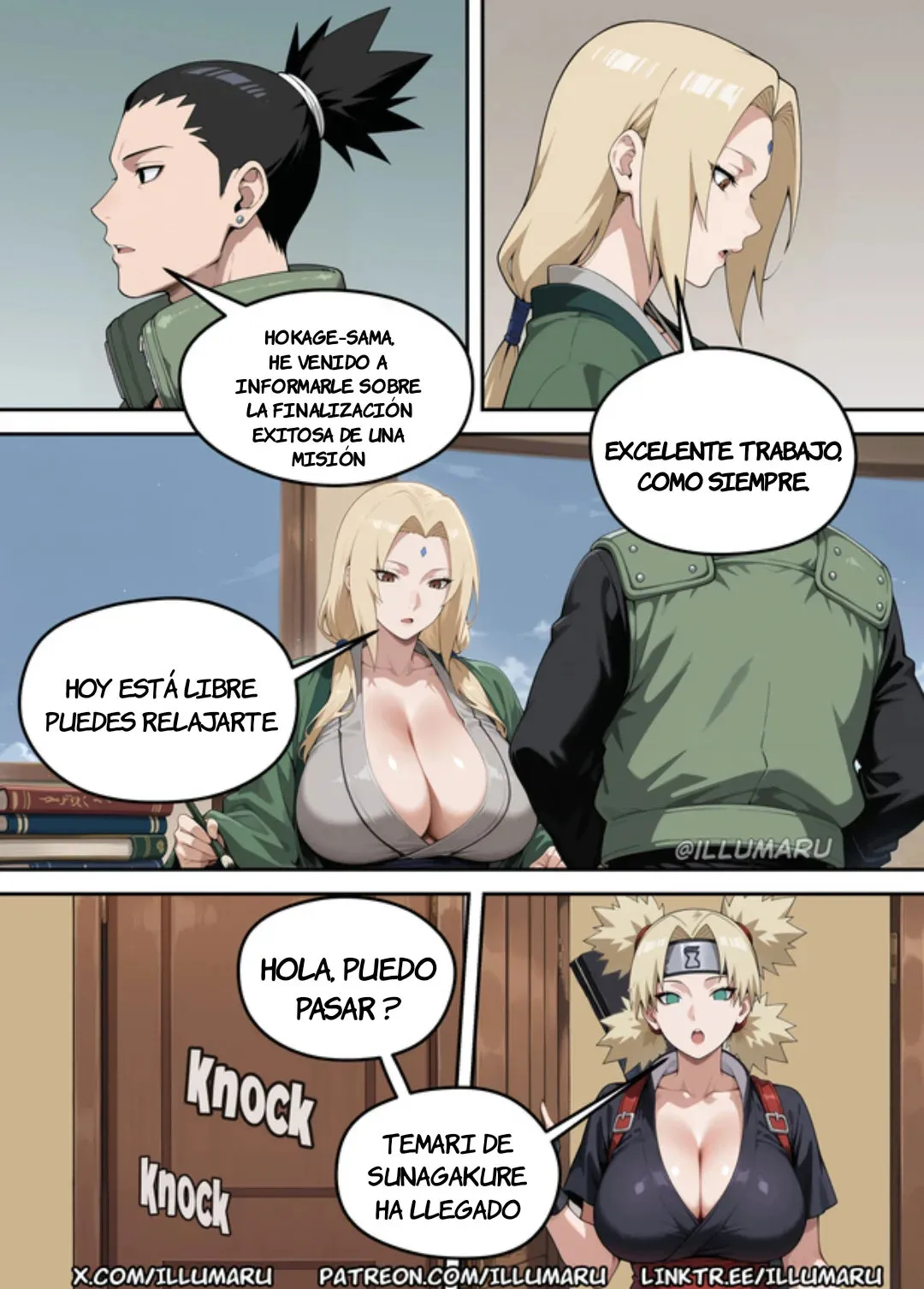 Comic Porno [Illumaru] VERY HOT Springs Parte 5 (Naruto Shippuden) (#3)