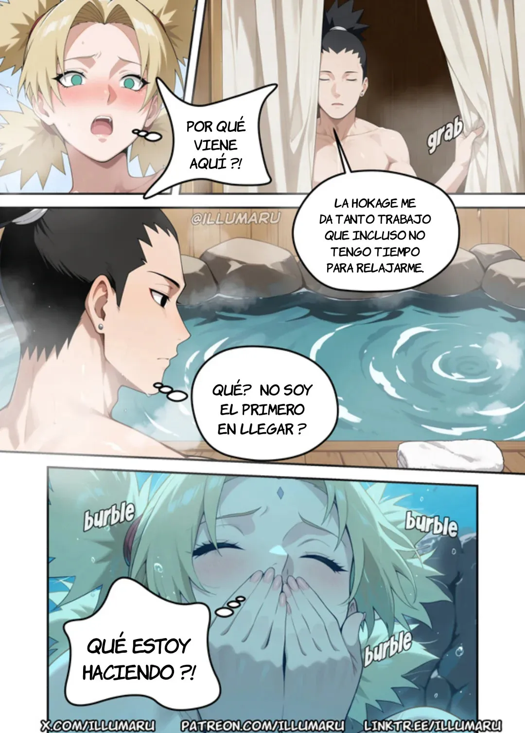 Comic Porno de [Illumaru] VERY HOT Springs Parte 5 (Naruto Shippuden) (#9)