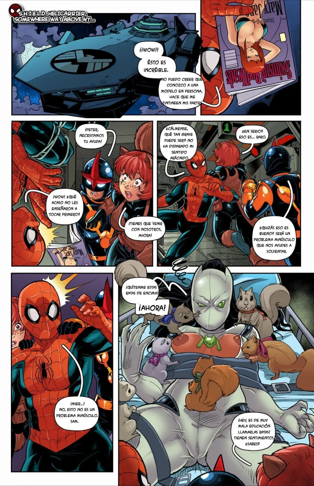 Comic Porno [Tracy Scops] Heat Season (Spiderman) (#3)