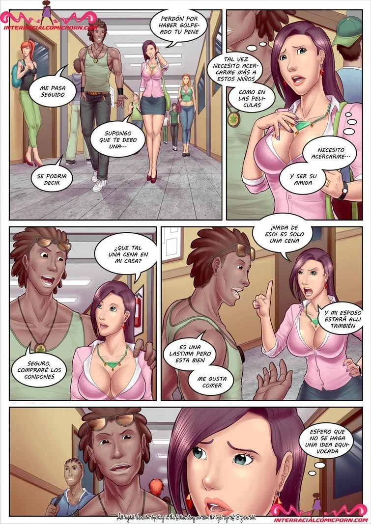 Comic Porno de [Interracial-Comics] Slut Teacher (#8)