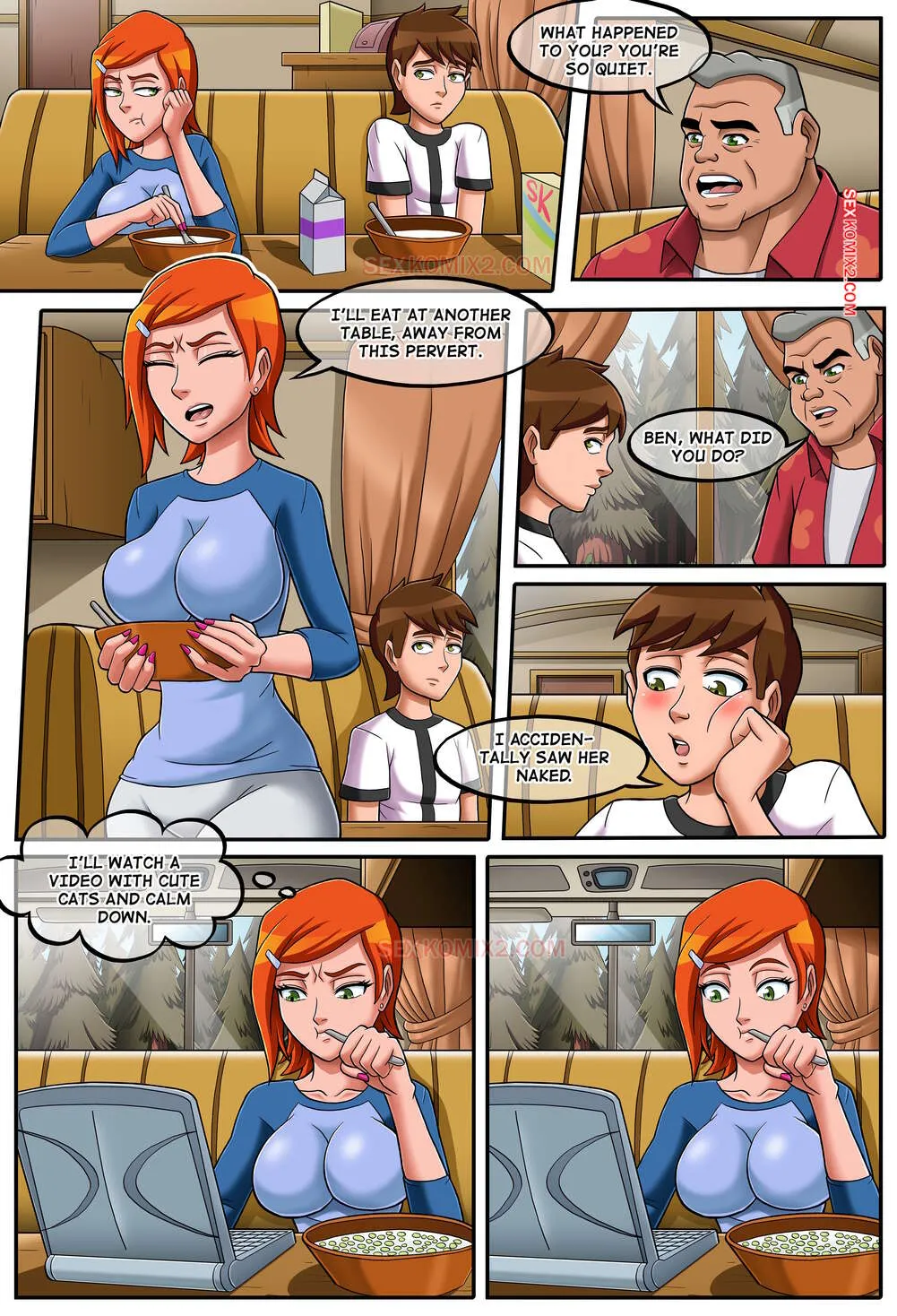 Comic Porno Ben 10. Porn With The Cousin. By Sexkomix2.com. (#4)