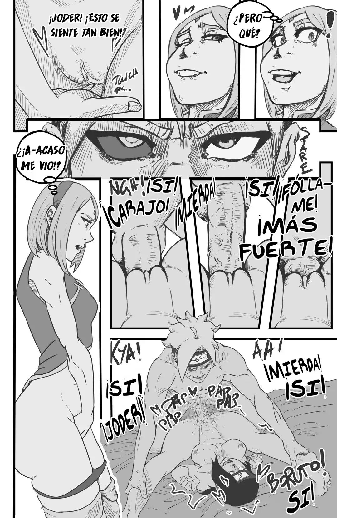 Comic Porno Lonely Sakura - DaveTheBiggest (#4)